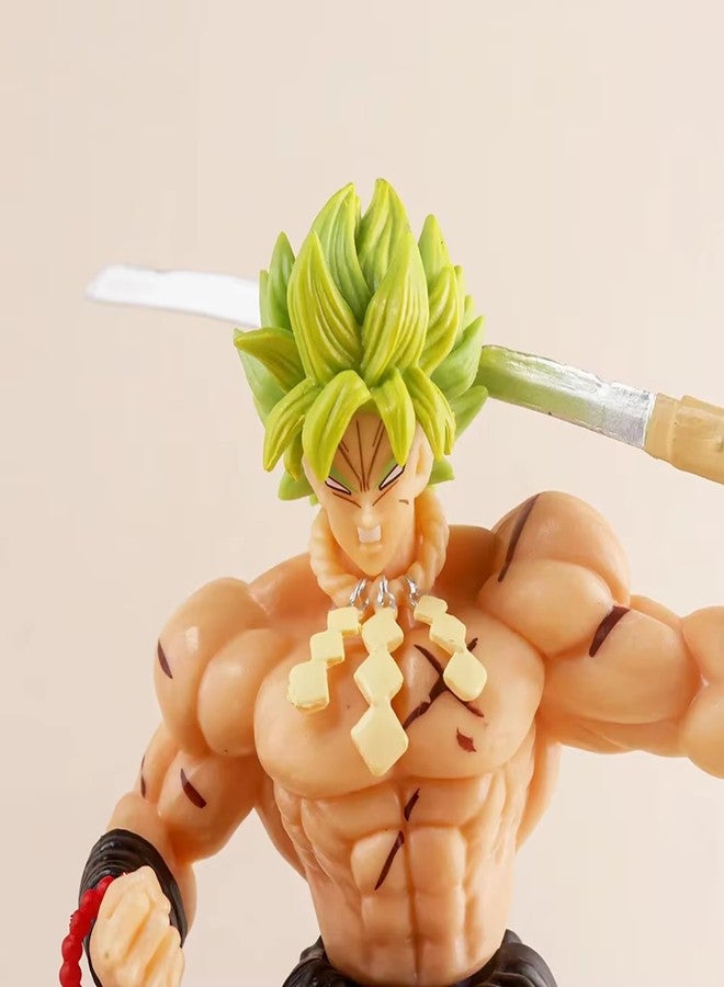AUGEN DBZ Action Figure Toy | 1Pc Dragon Ball Z Anime Figurine for Kids & Fans | Cartoon Playset Toy for Birthday Gift, Cake Topper, Office Desk, Car Dashboard Decoration (M7) - Image 4